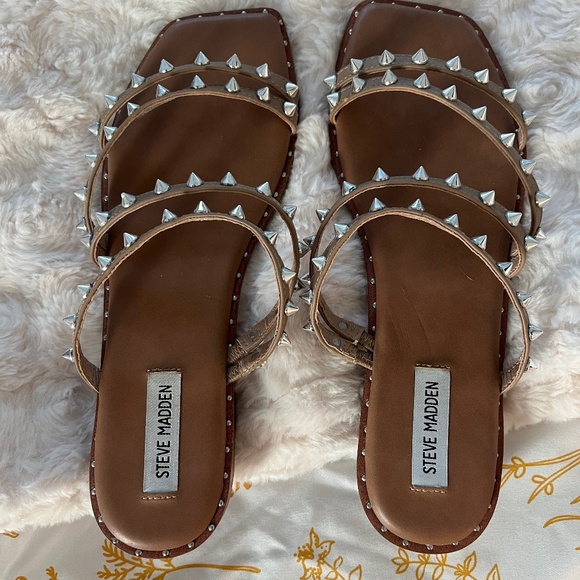 Steve Madden Spiked Sandals - Picture 1 of 2
